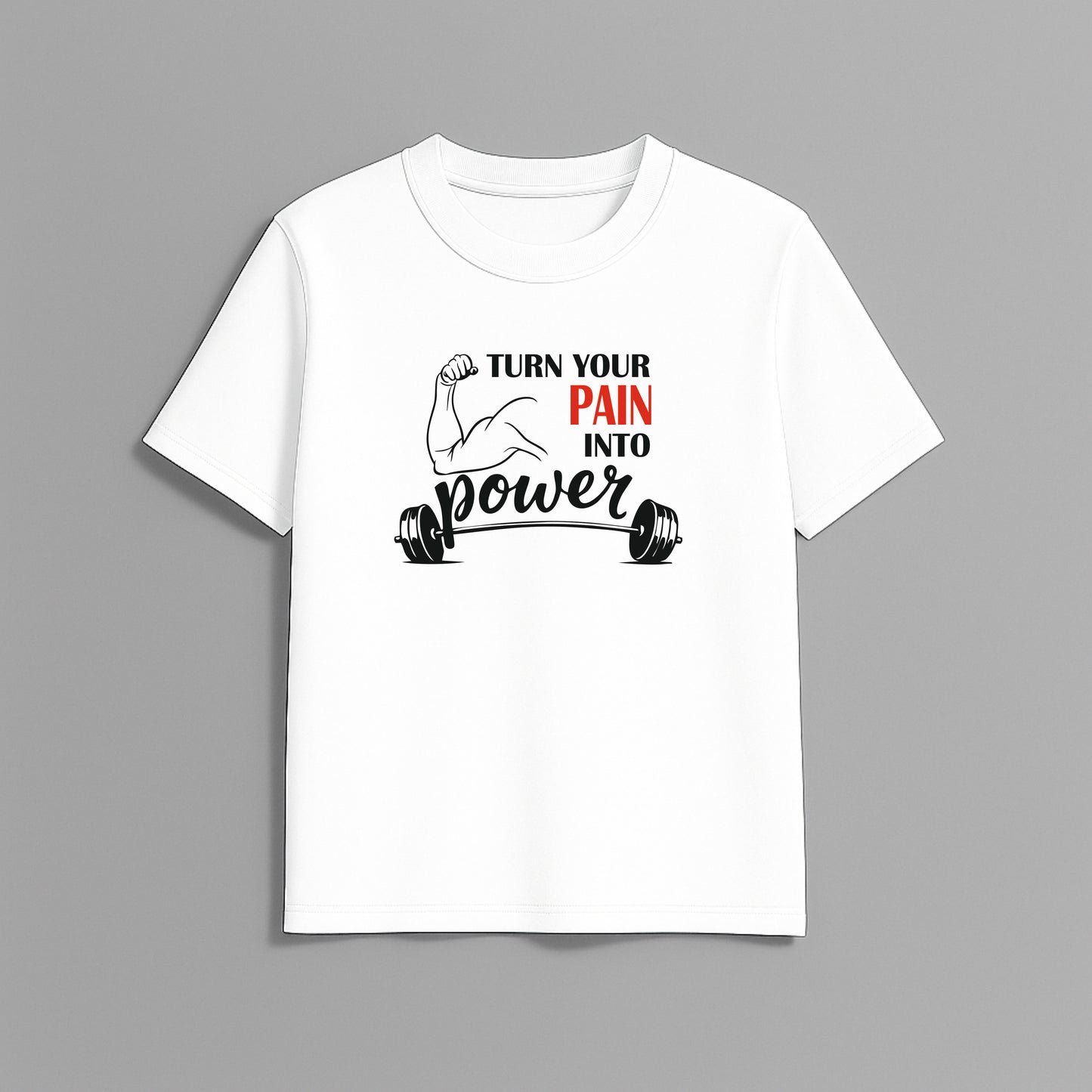 PAIN - POWER - Premium Cotton T-shirt